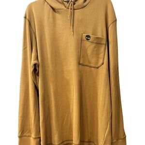 Timberland Thermal Shirt with hood/ drawstrings - Color: Wheat - Size: Large